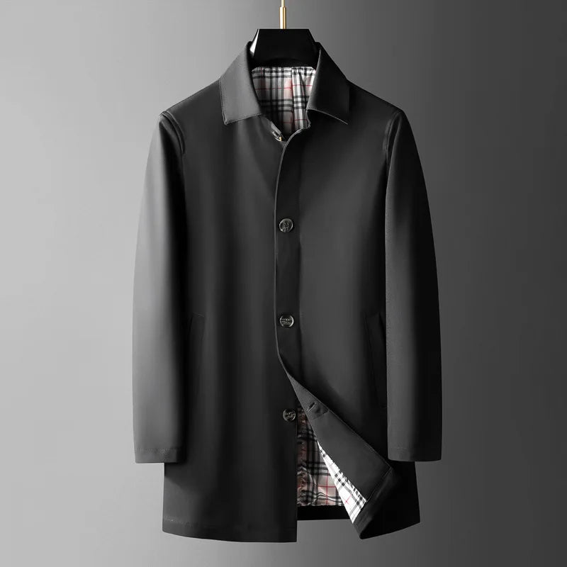 Manteau élégant pour homme avec doublure classique - Darion