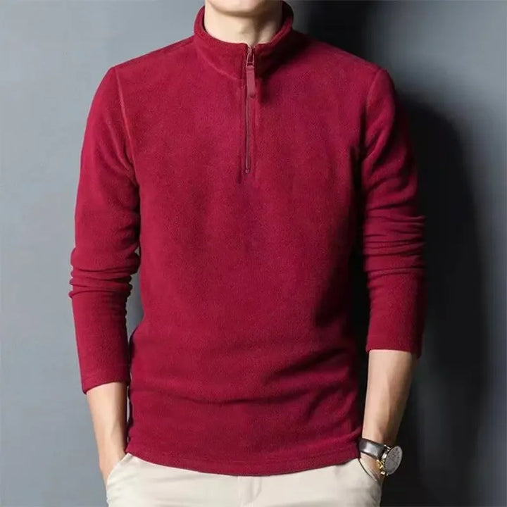 Pull polaire demi-zip pour hommes - Braden