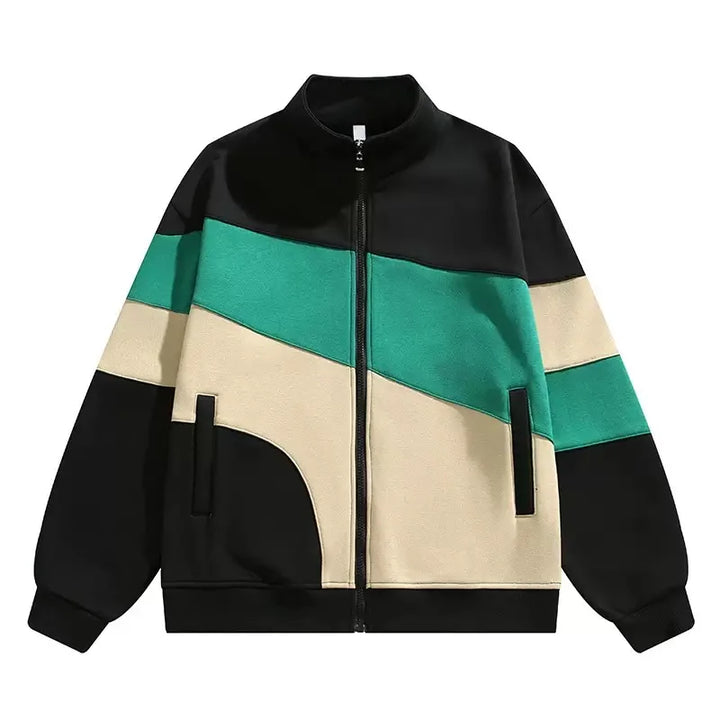 Veste de sport végétalienne avec fermeture à glissière et coloration - Ardan