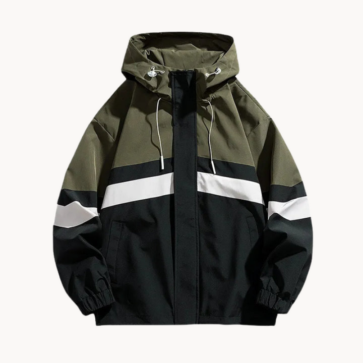 Egon - Veste d'extérieur imperméable à capuche pour homme
