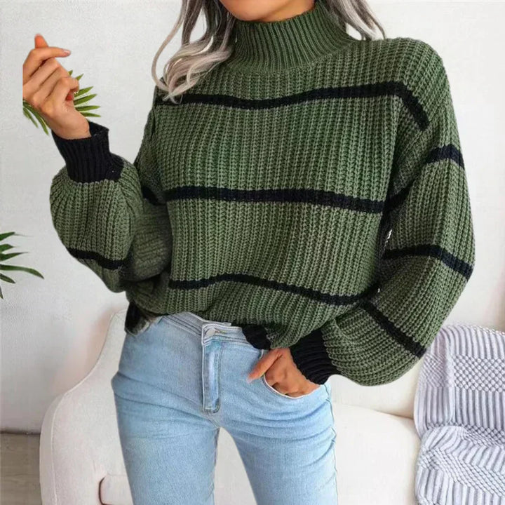 Pull douillet en coton pour femme avec une coupe élégante