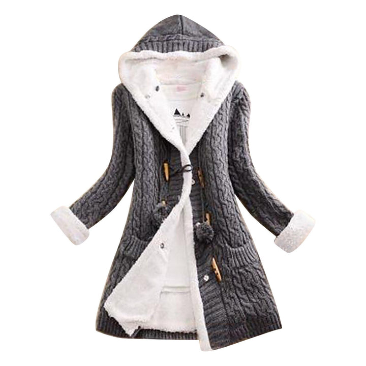 Amanda - manteau doublé sherpa avec capuche