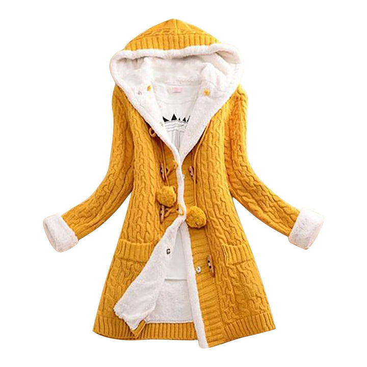 Amanda - manteau doublé sherpa avec capuche