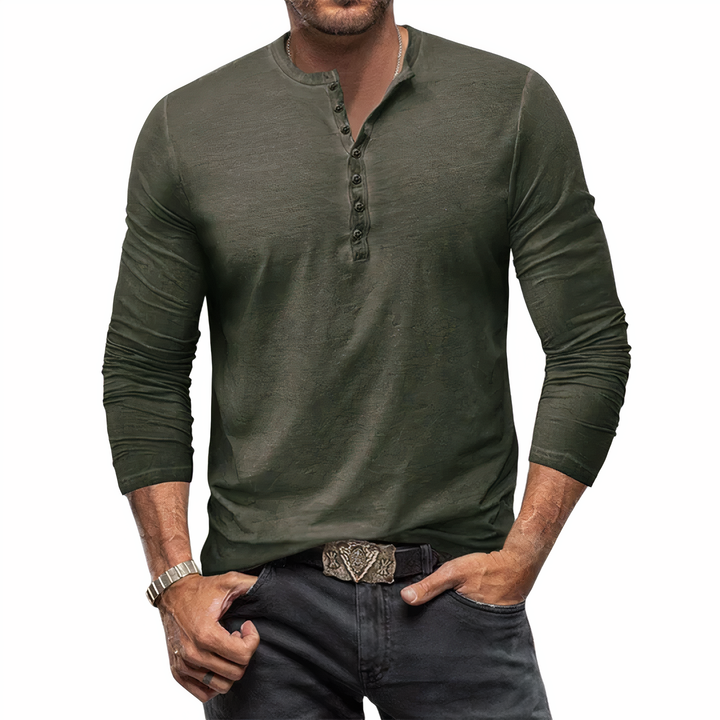 ZENO - Chemise Henley Classique