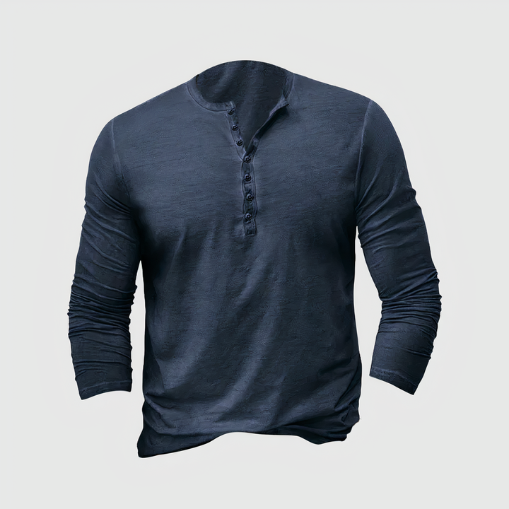 ZENO - Chemise Henley Classique