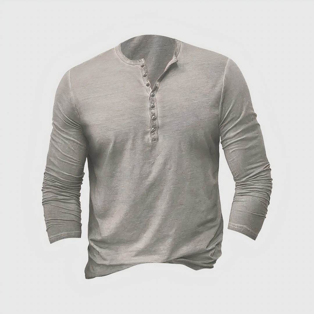 ZENO - Chemise Henley Classique