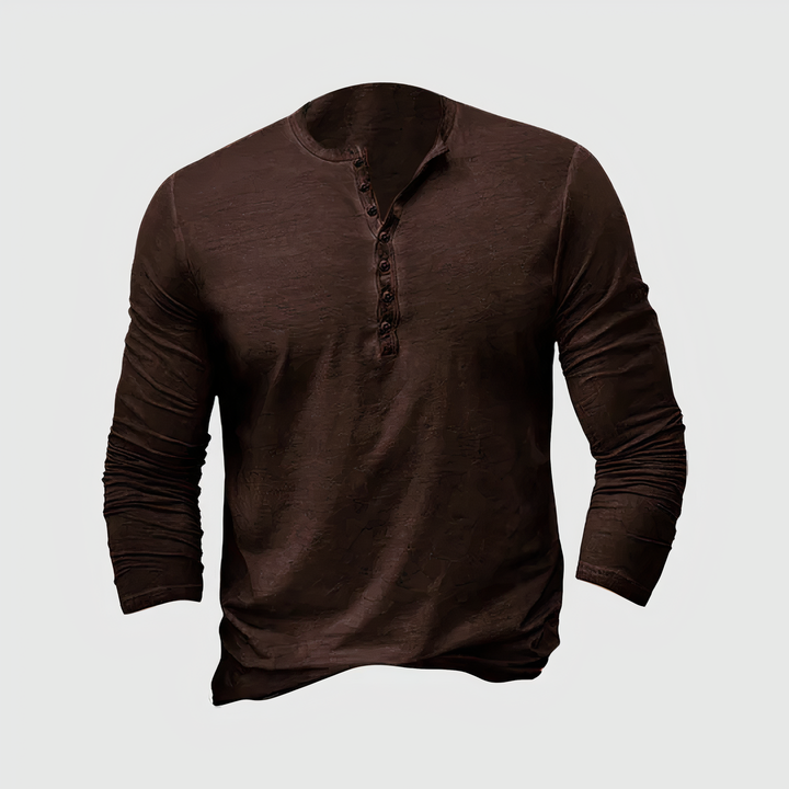 ZENO - Chemise Henley Classique