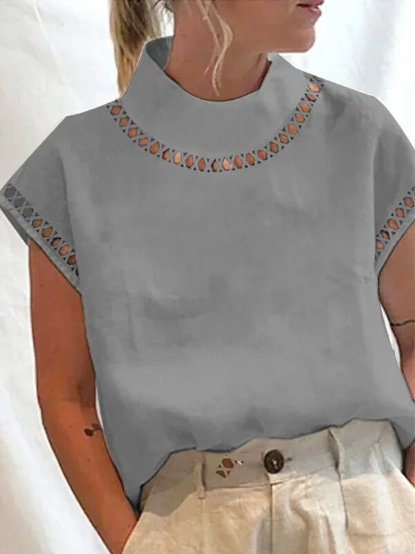 Marieky - Blouse vintage décontractée pour femme