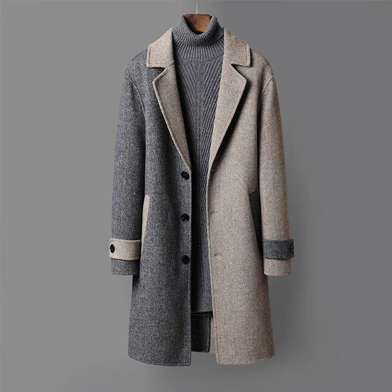 Manteau en laine pour homme, coupe moyenne - Diogo