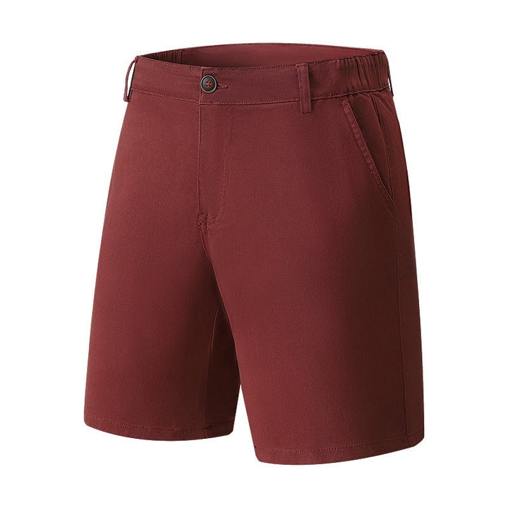Short droit décontracté en tissu extensible pour hommes - Andrés