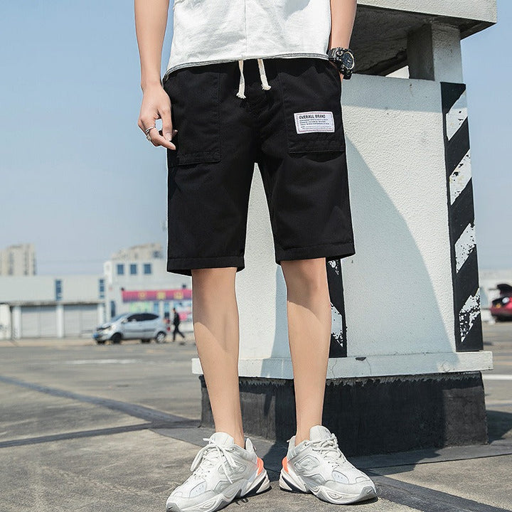 Short homme en coton avec poches utilitaires style décontracté - Bruno