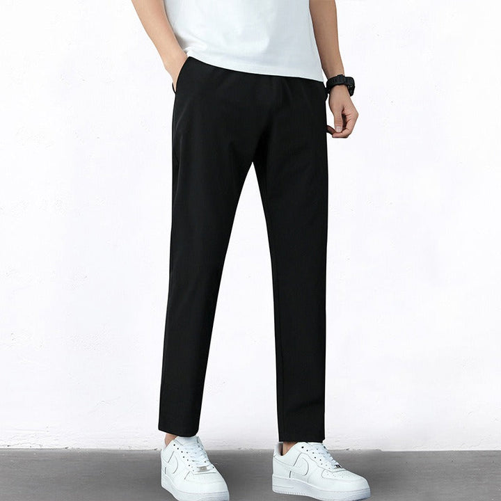 Pantalon slim en tissu extensible pour hommes - Elias