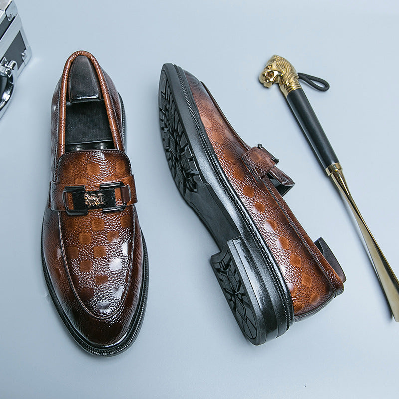 Chaussures formelles décontractées en cuir pour hommes - Koryn