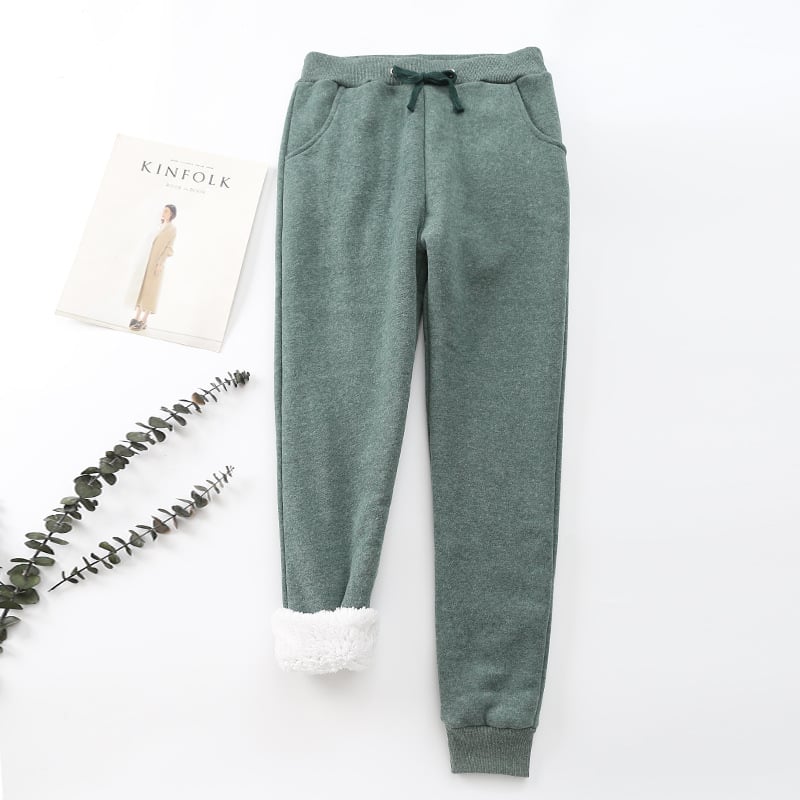 Pantalon femme effet polaire intérieur - Velya