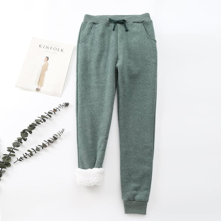 Pantalon femme effet polaire intérieur - Velya