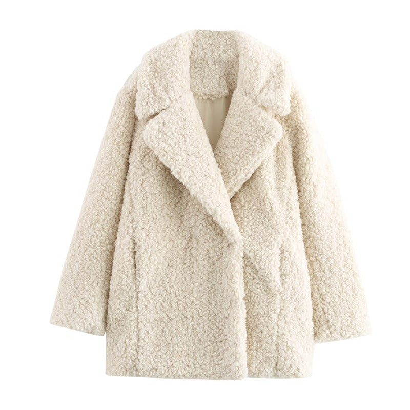 Manteau teddy pour femme - Arwena