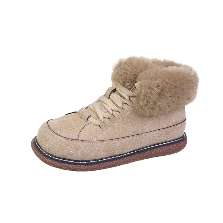 Bottes d'hiver pour femmes avec doublure en fourrure douce - Amelie
