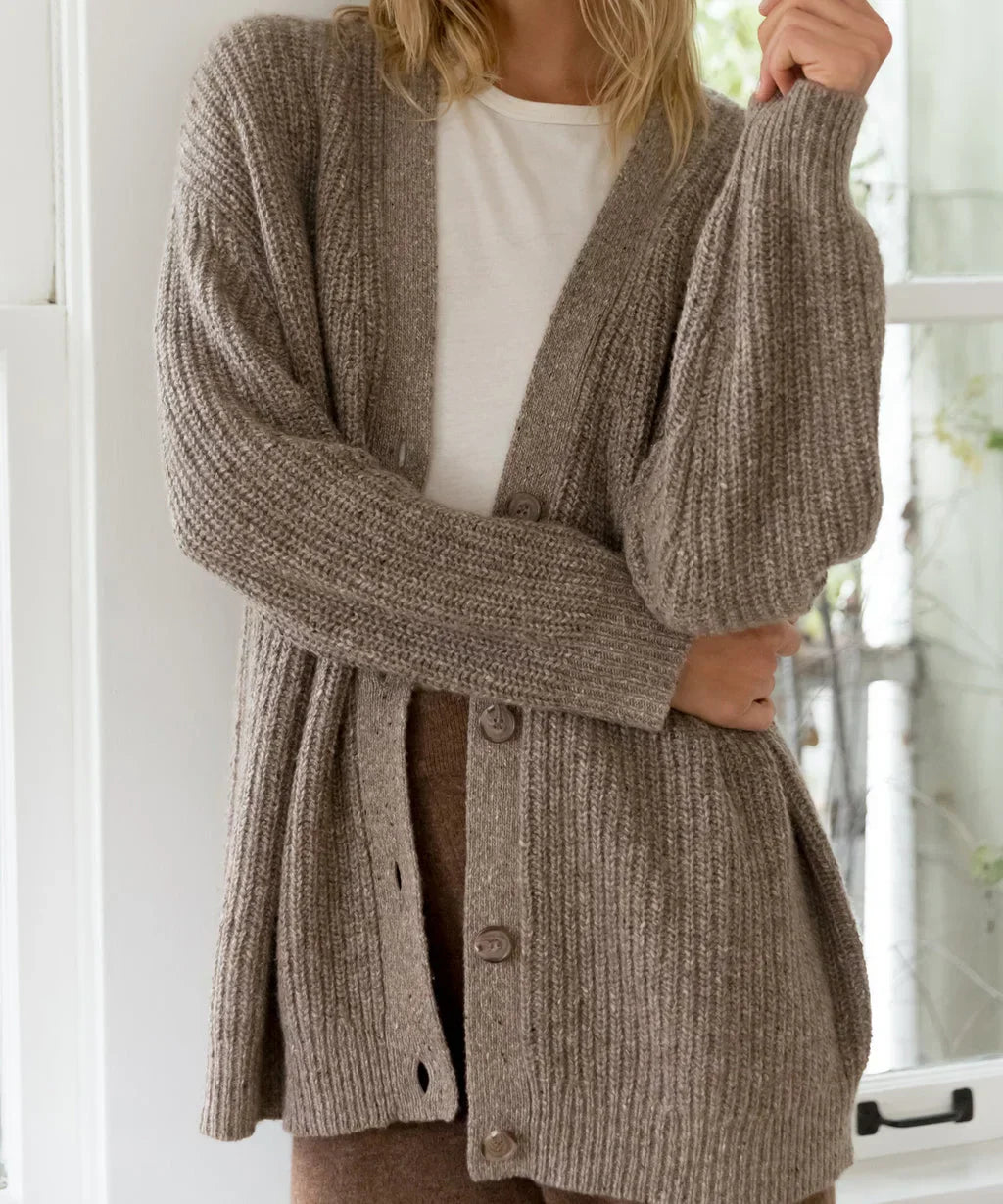 Cora - Magnifique cardigan à col en V