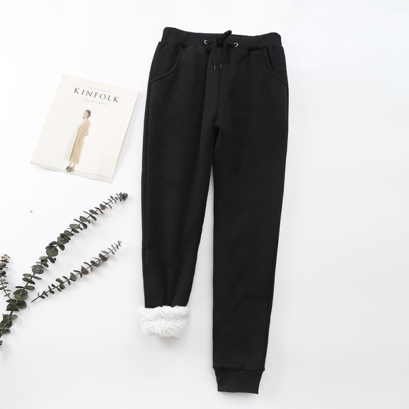 Pantalon femme effet polaire intérieur - Velya
