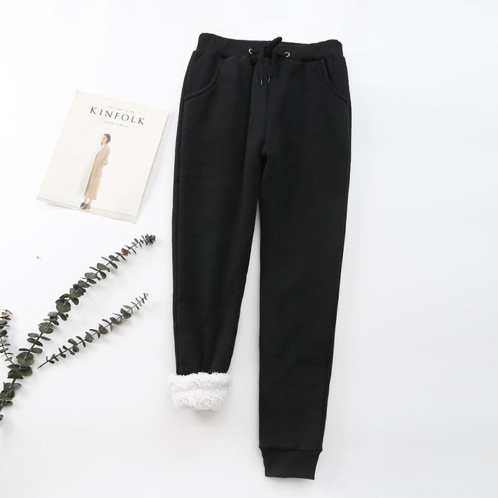 Pantalon femme effet polaire intérieur - Velya