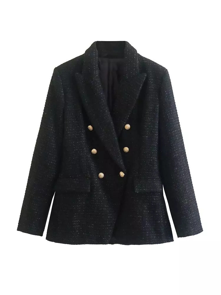 Nanette - Blazer structuré pour femme avec double boutonnage