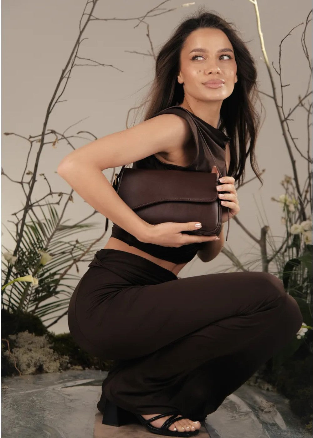 Sac baguette minimaliste pour femme - Aria