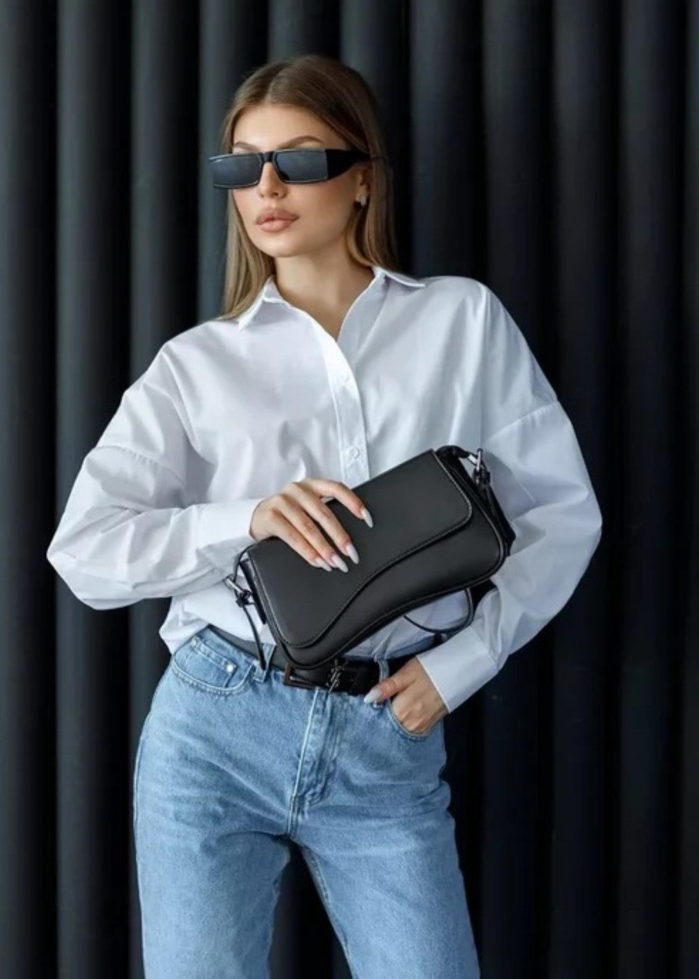 Sac baguette minimaliste pour femme - Aria