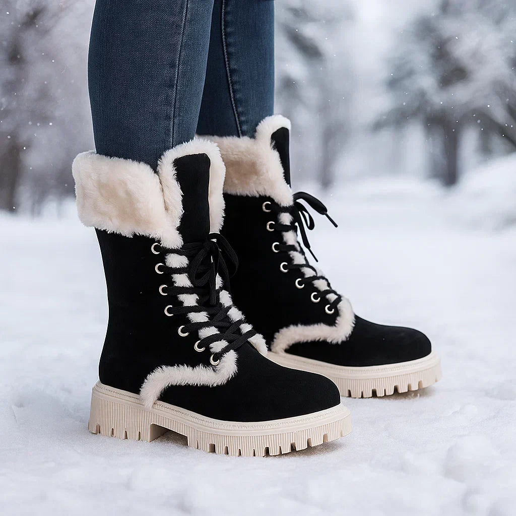 Bottes d'automne pour femmes avec doublure chaude et semelle antidérapante - Natalia