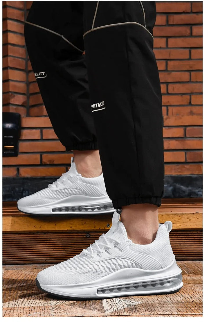 Chaussures de sport pour hommes en tissu respirant avec semelle à chambre à air - Elías