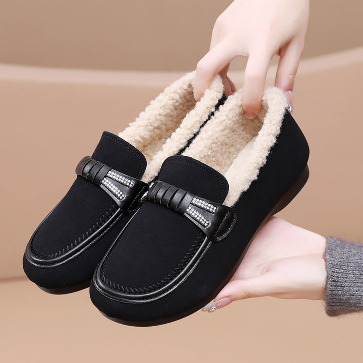 Mocassins pour femmes avec doublure chaude pour l'automne - Mirie