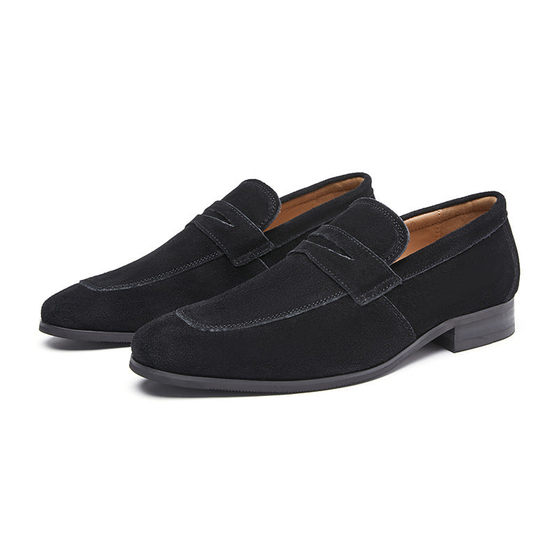 Mocassins effet daim pour hommes style minimaliste - Kenjiro