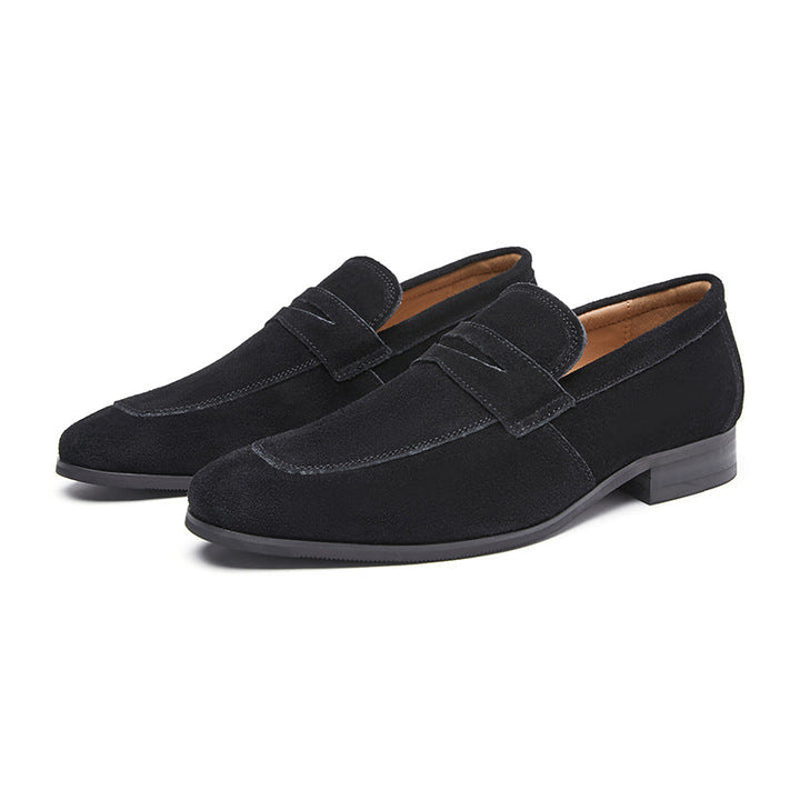 Mocassins effet daim pour hommes style minimaliste - Kenjiro