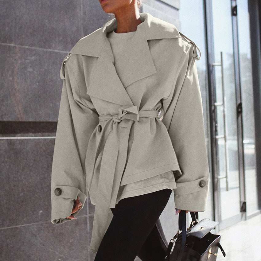 Trench-coat court pour femmes - Alina