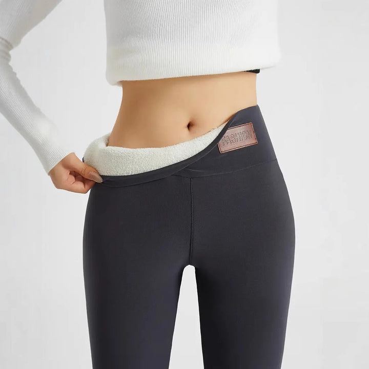 Leggings femme effet thermique doux - Myrilene