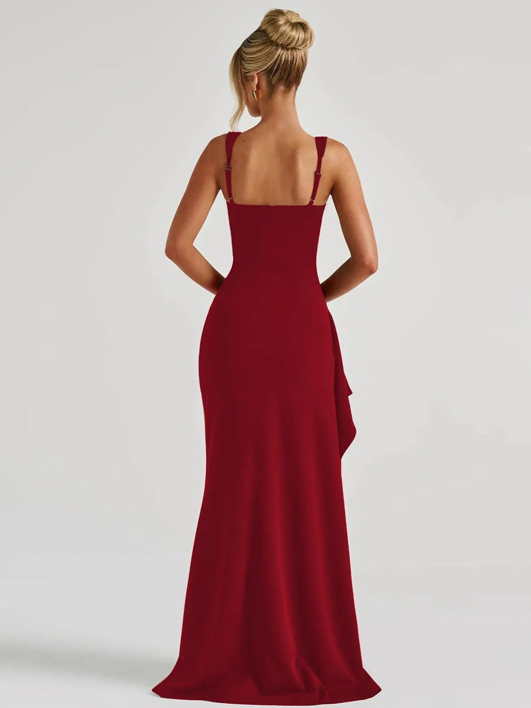 Robe longue à encolure ouverte pour femme - Dhalia