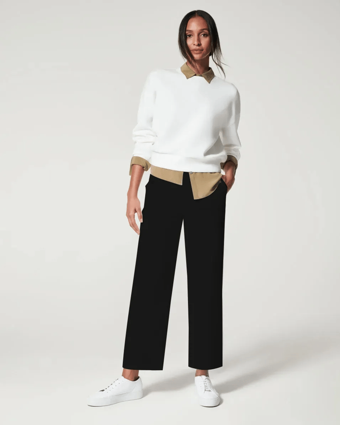 Isy - Pantalon ample cropped