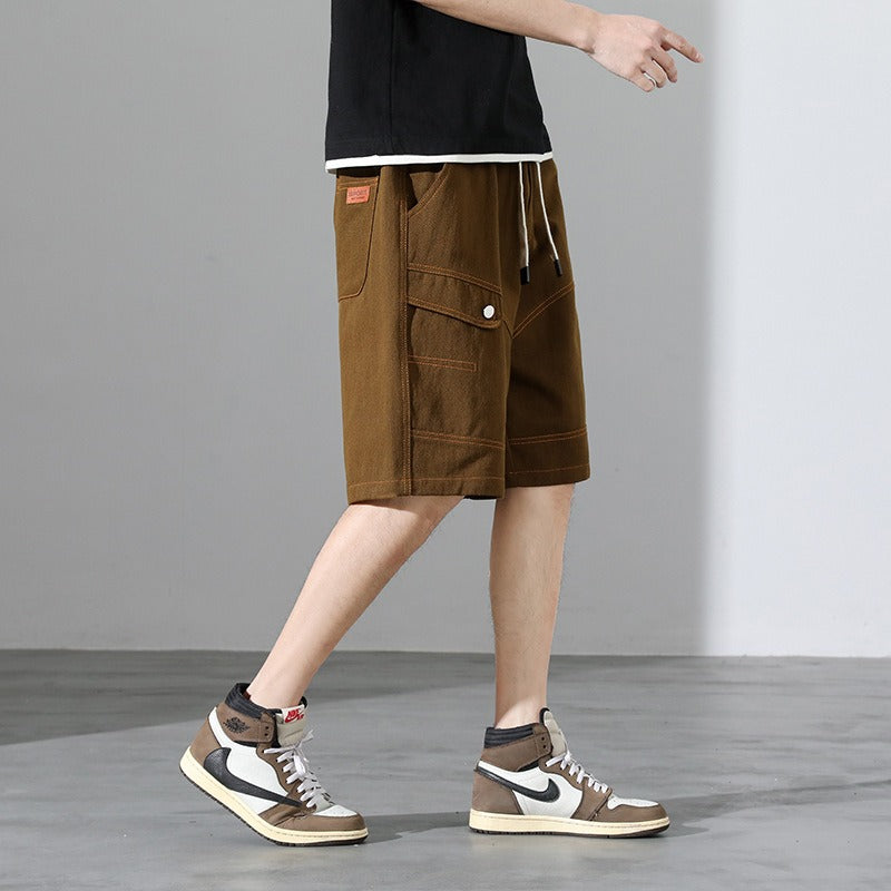 Short homme style urbain coutures contrastées - Mateo