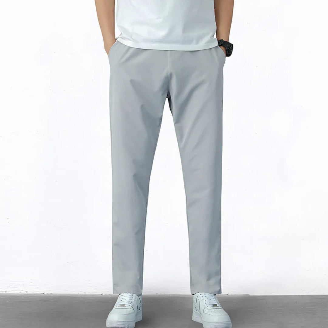 Pantalon slim en tissu extensible pour hommes - Elias