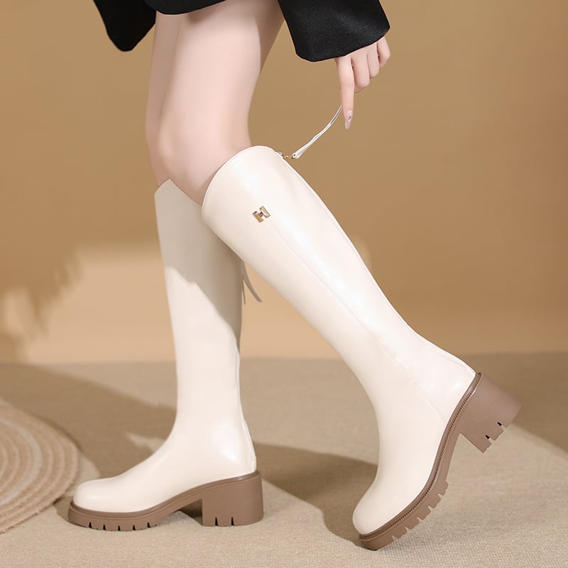 Bottes hautes robustes pour femmes - Svetya