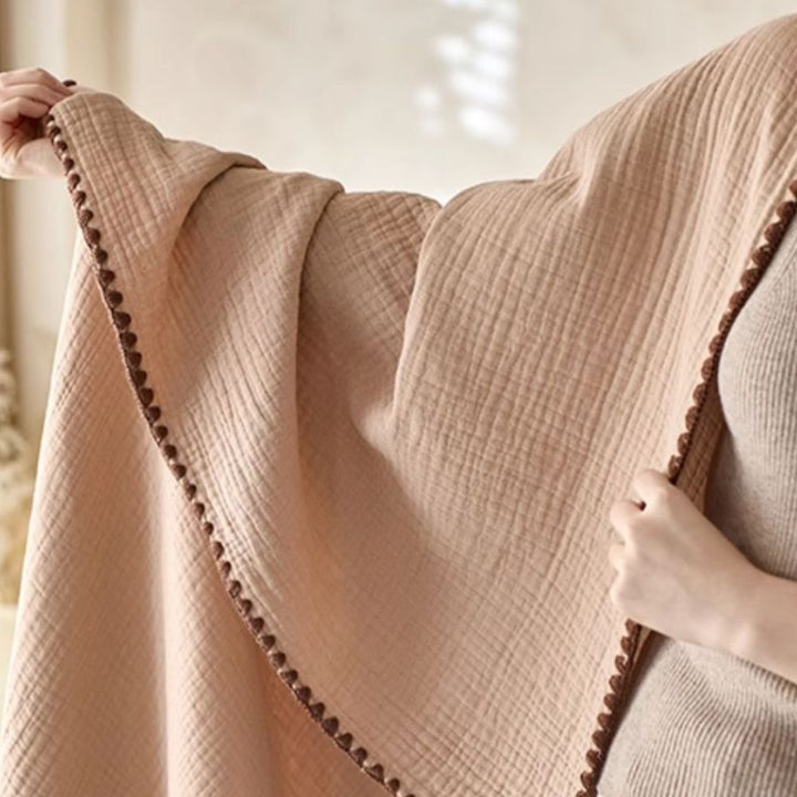 Couverture en mousseline de coton