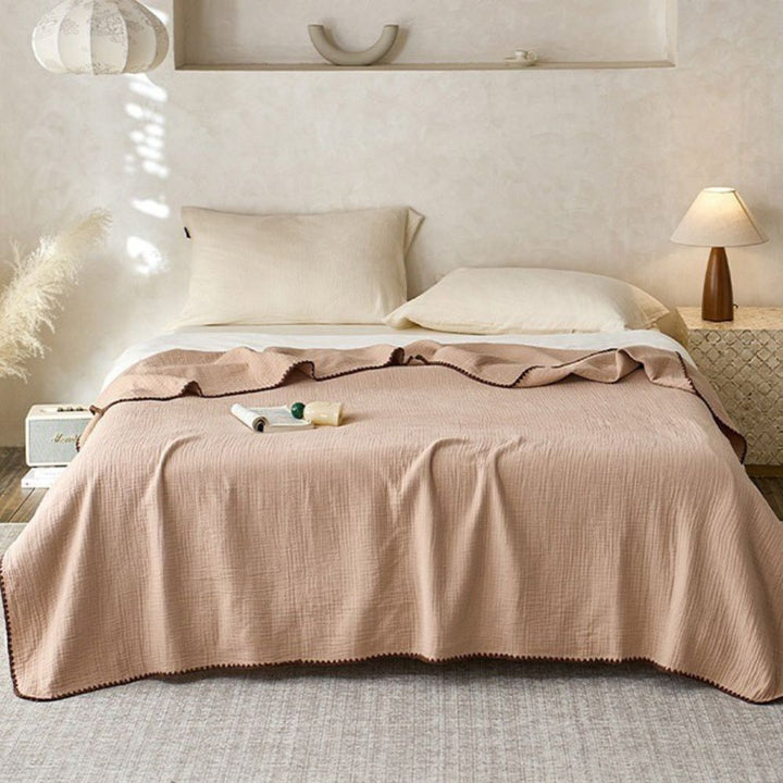 Couverture en mousseline de coton