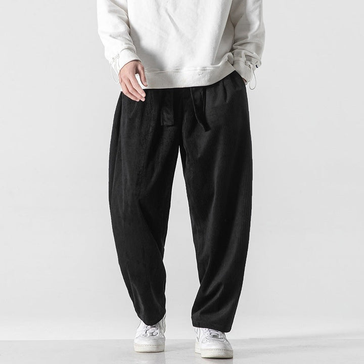Pantalon homme en velours côtelé baggy - Fabrizio