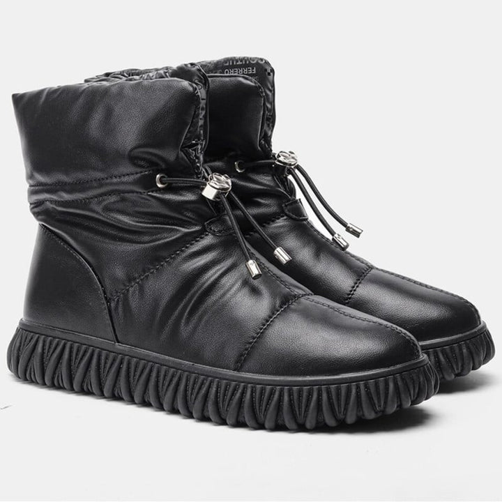 Bottines rembourrées et imperméables à lacets pour femmes - Ivonne