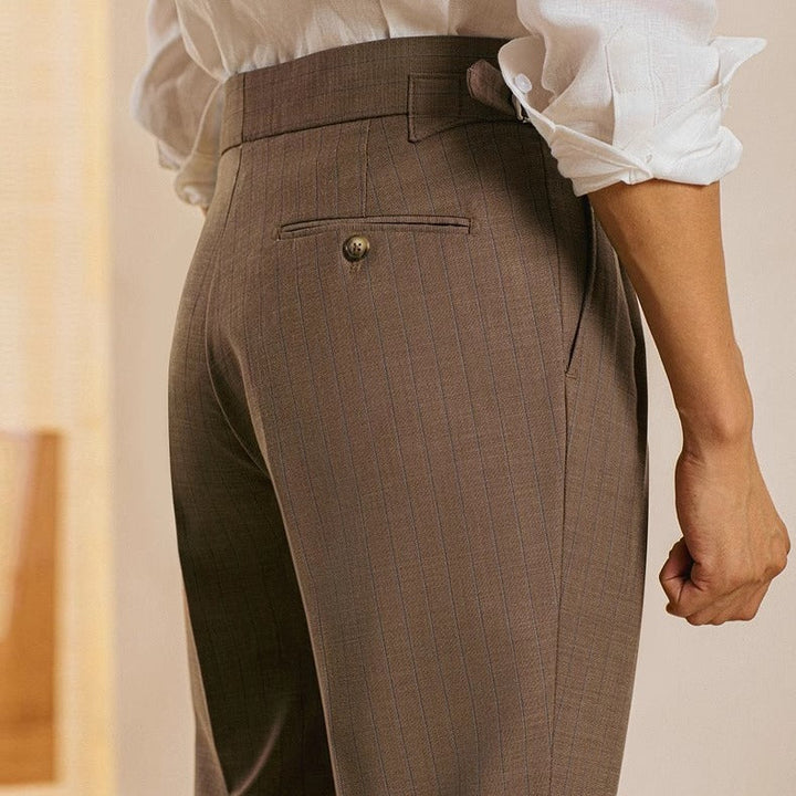 Pantalon habillé taille haute pour homme - Ravel