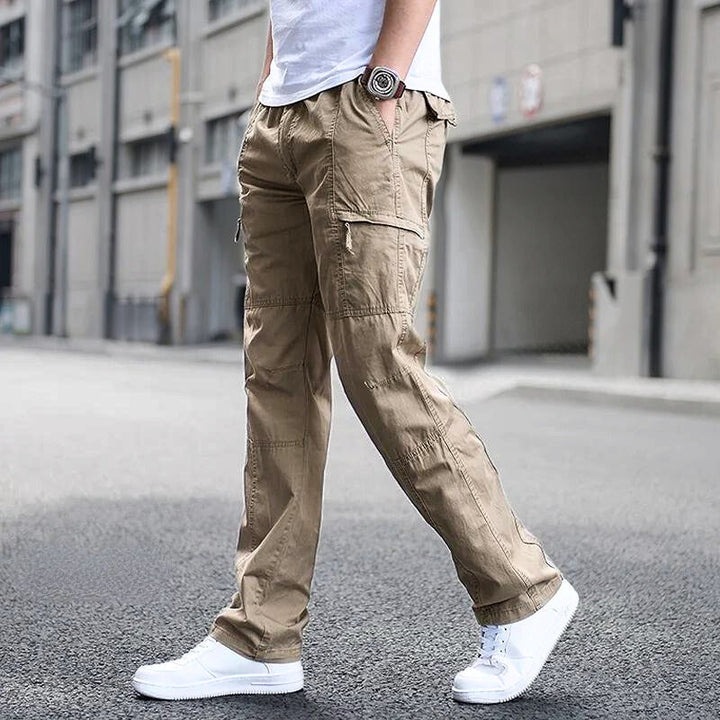 Pantalon cargo en coton pour hommes