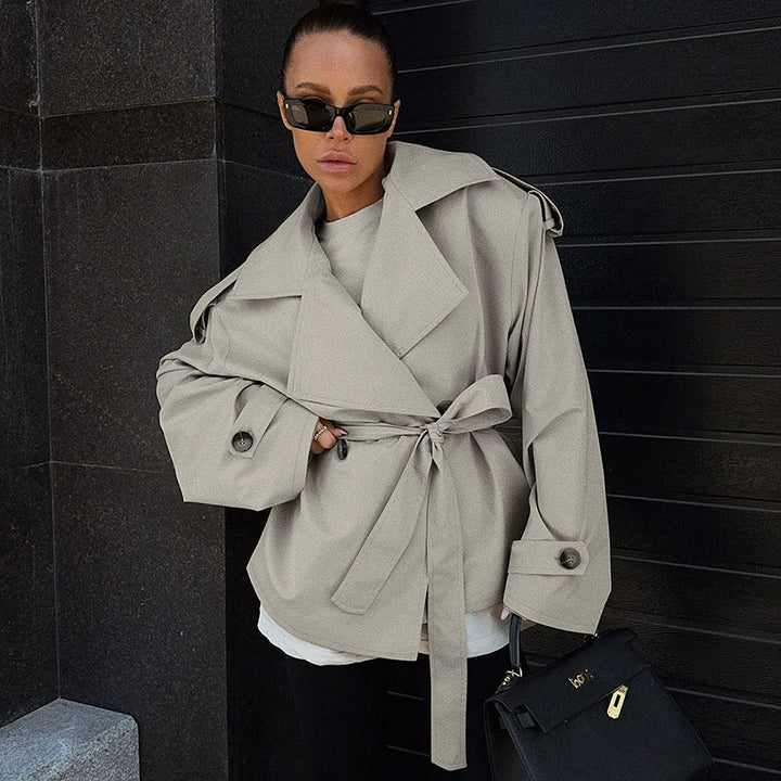Trench-coat court pour femmes - Alina