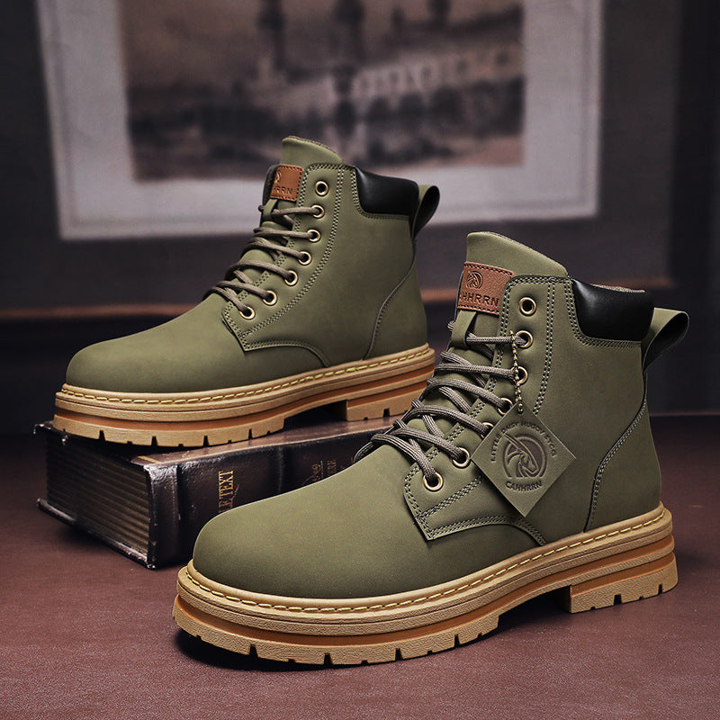 Bottines Homme En Cuir Synthétique Léger - Style Western - Idéales Randonnée, Travail Ou Sortie - 6