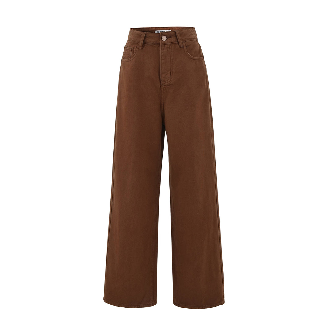 Pantalon large à taille haute pour femmes - Savrelle