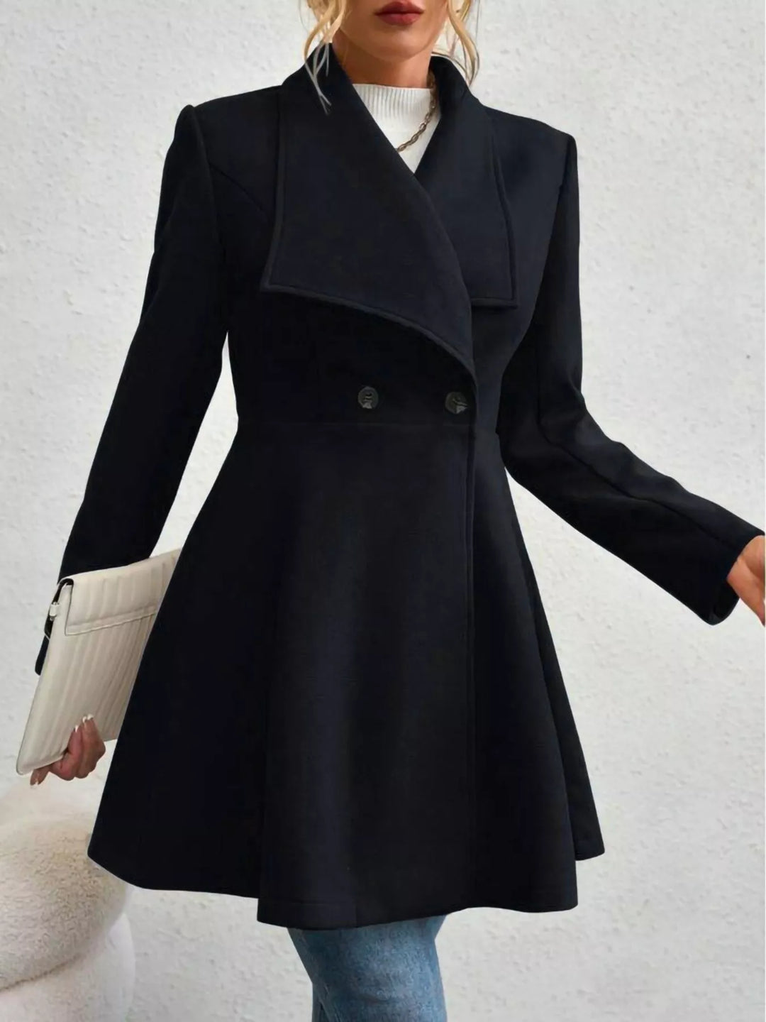Manteau long et élégant pour femme - Evarine