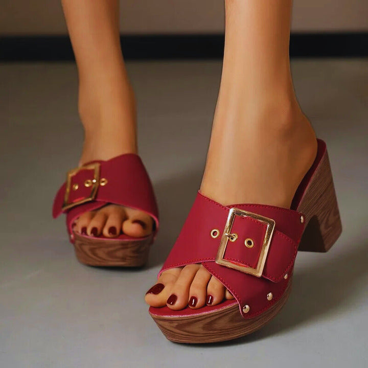 Sandales à talons à plateforme - Orfa